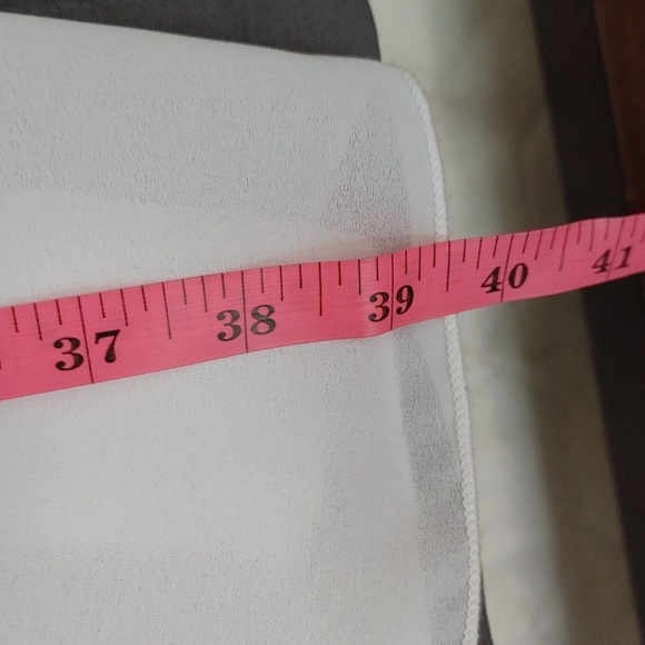 NWOT Merona Semi-sheer white Swim Vacation coverup pants w Waist Tie Medium - Picture 11 of 13